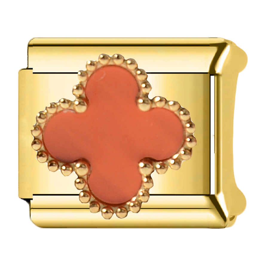 C0157_Orange Four Leaf Clover Charm.png