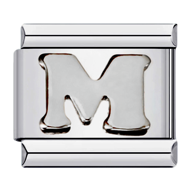 C0497_Vintage Letter M in Silver.png