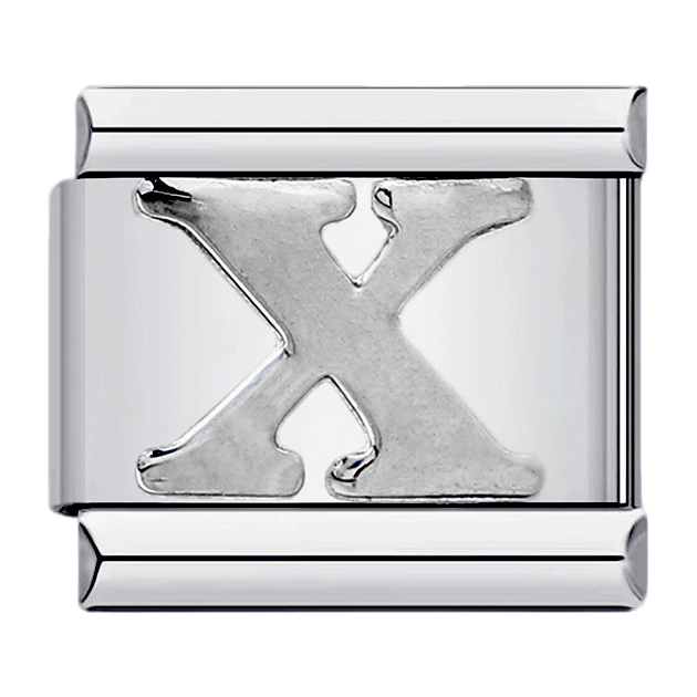 C0508_Vintage Letter X in Silver.png