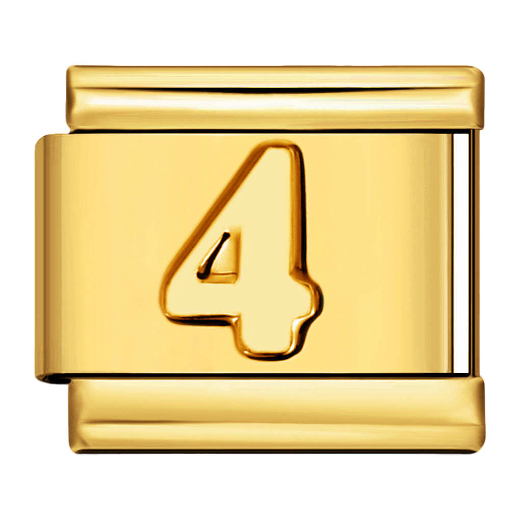 C0609_Concave Number 4 in Gold.png