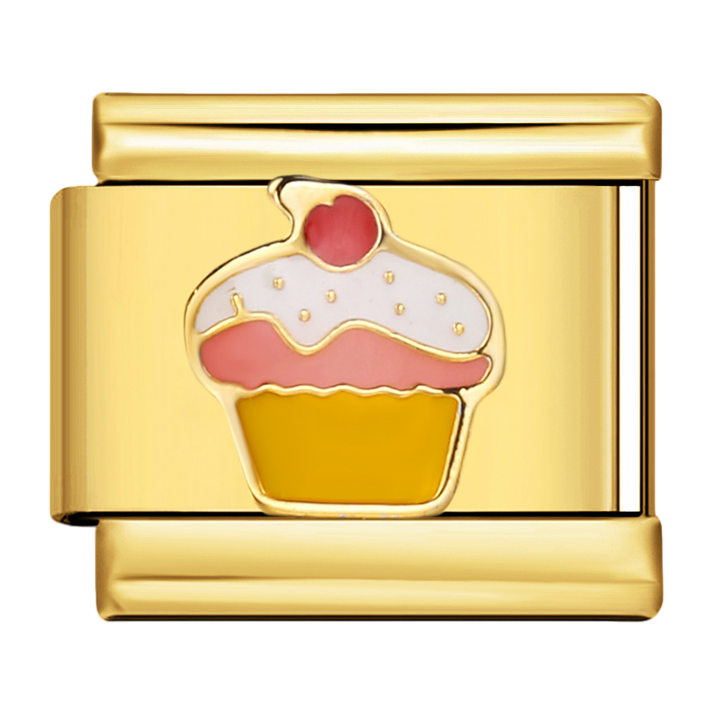 C0652_Cupcake with Cherry in Gold.png