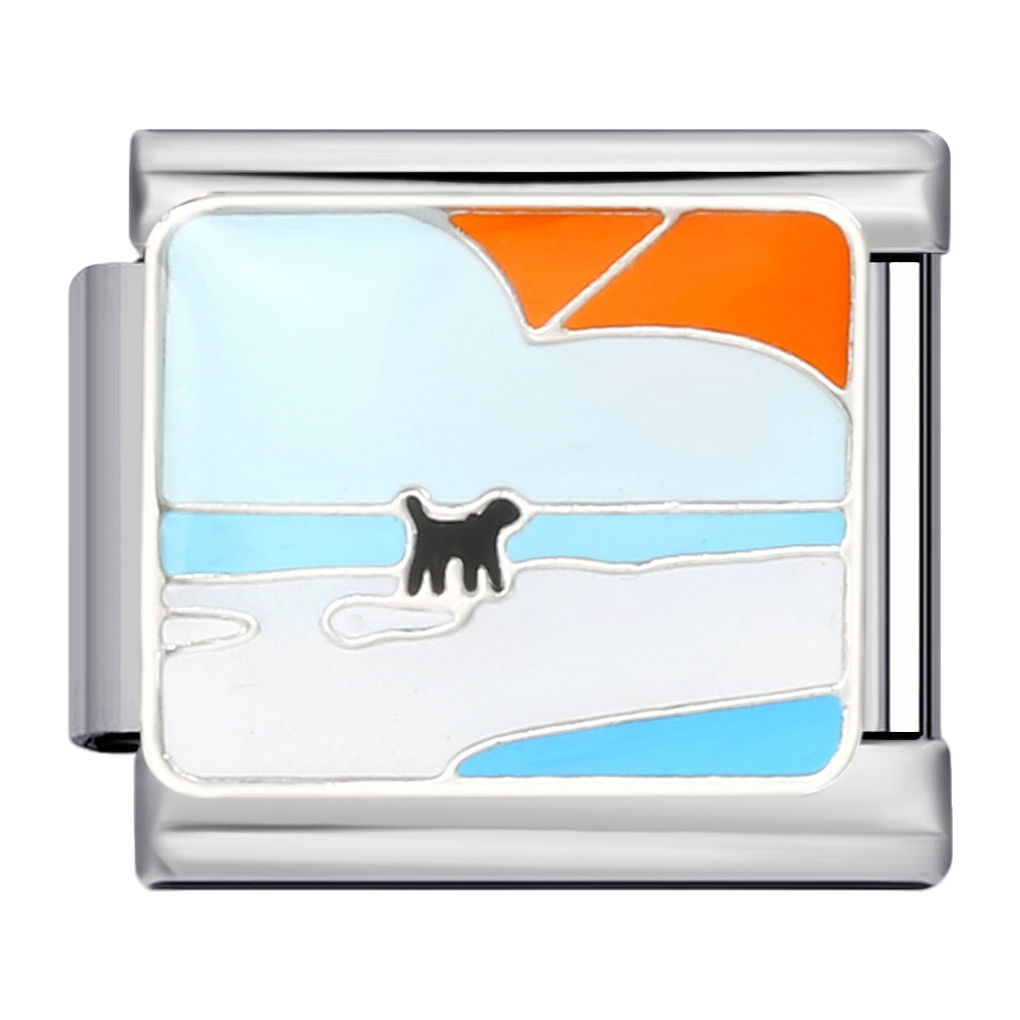 C0701_Beach Scene with Dog, Enamel.png