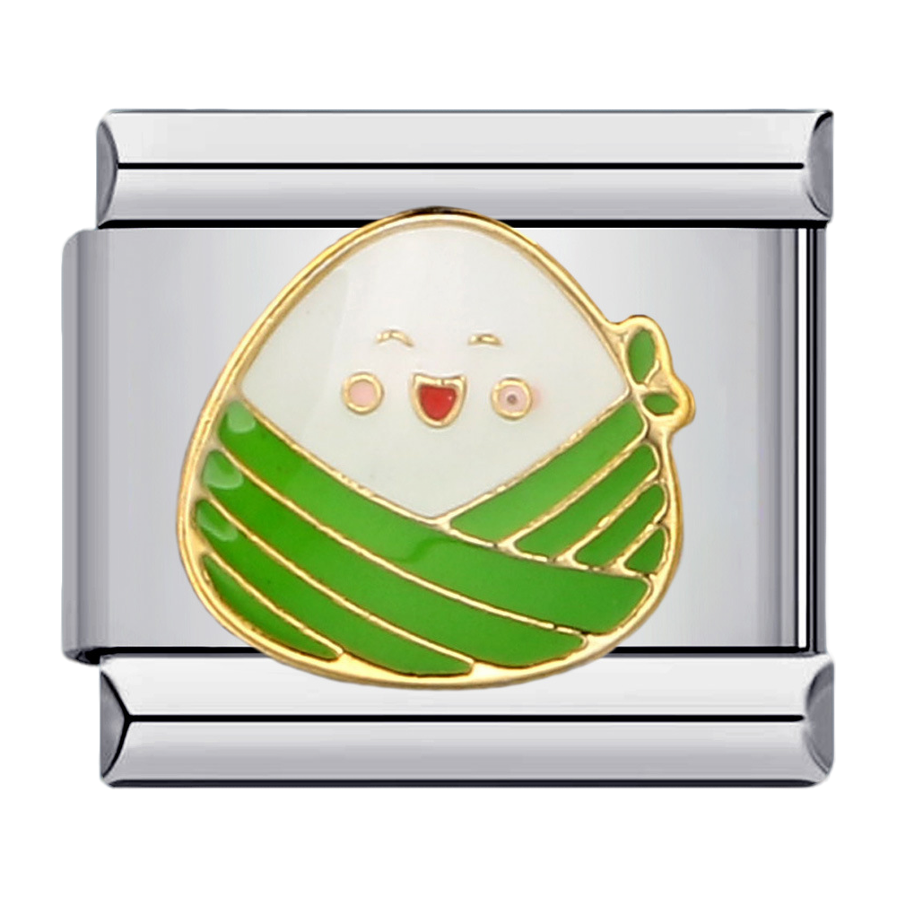 C0840_Smiling Zongzi Charm, Gold - Enamel.png
