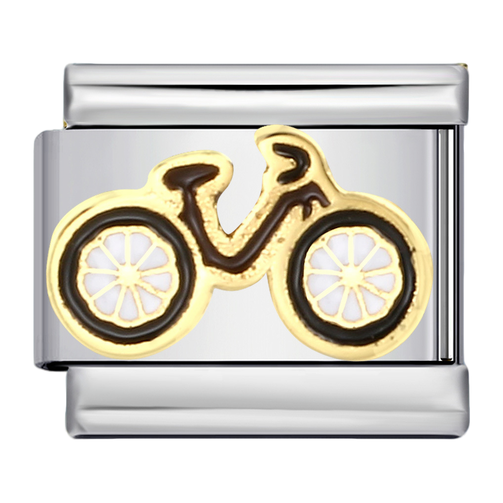C0883_Bicycle with Gold Trim and White Enamel Wheels.png