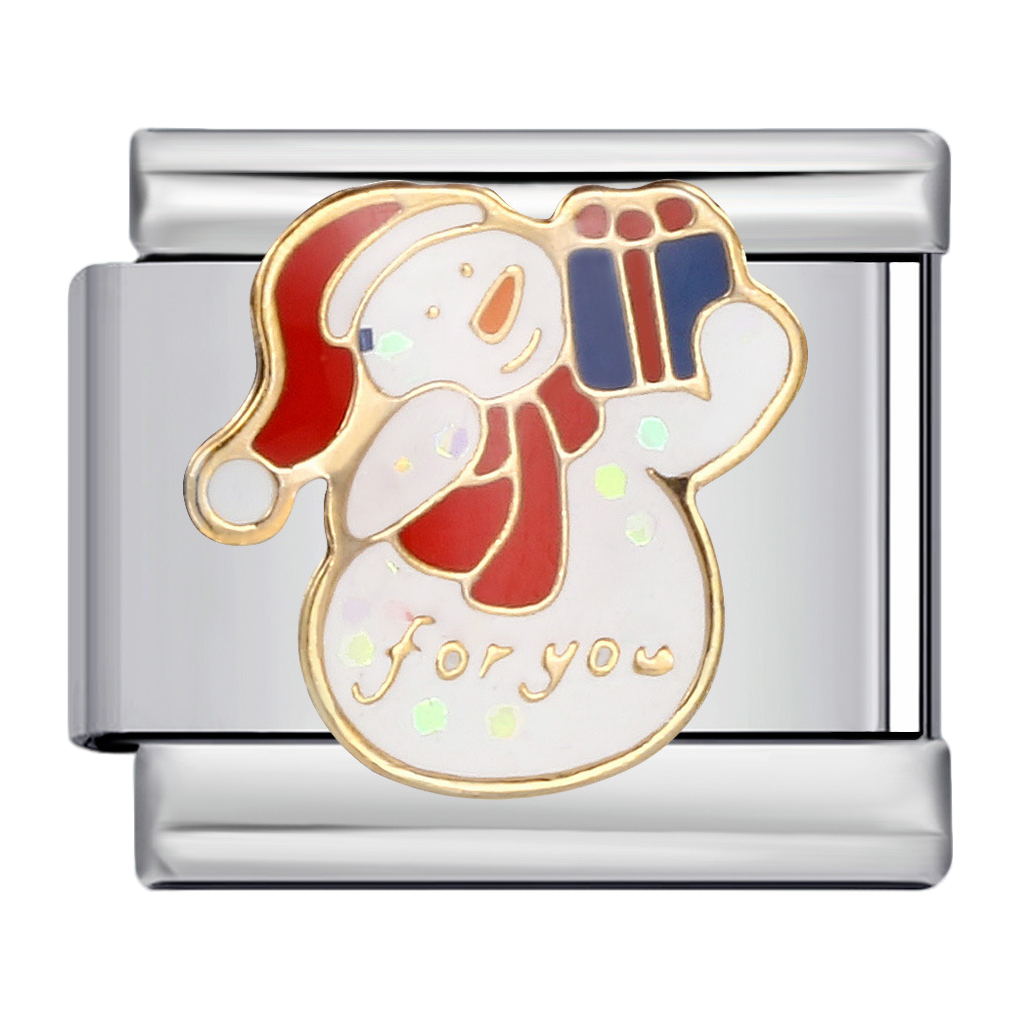 C1040_Snowman with Gifts, Enamel.png