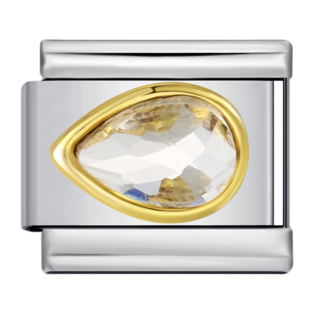 C1263_Pear - shaped Stone with Gold Rim, Silver Base.png