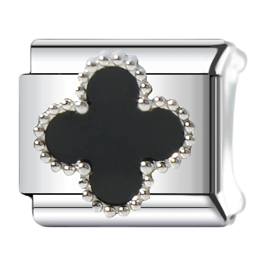 C0156_Black Four Leaf Clover Charm.png