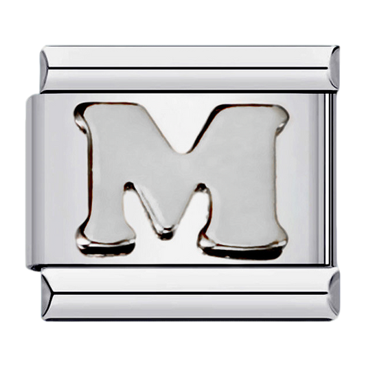 C0497_Vintage Letter M in Silver.png