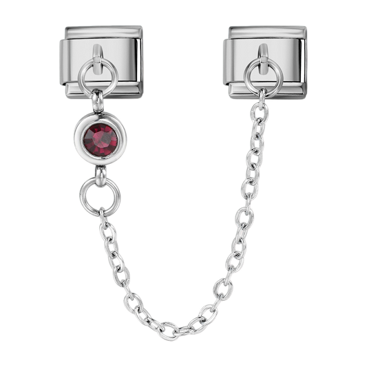 C0570_Silver Chain with February Birthstone Pendant.png