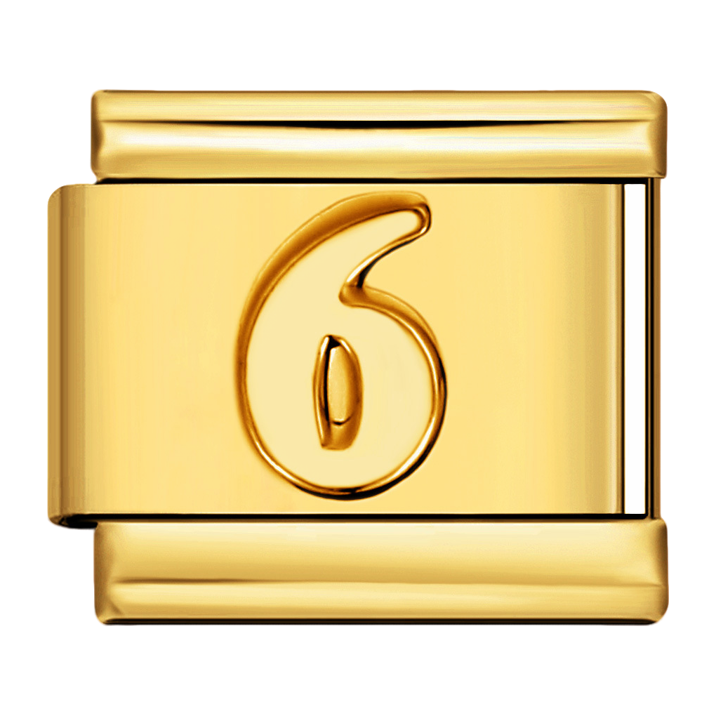 C0611_Concave Number 6 in Gold.png