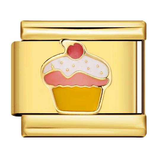 C0652_Cupcake with Cherry in Gold.png