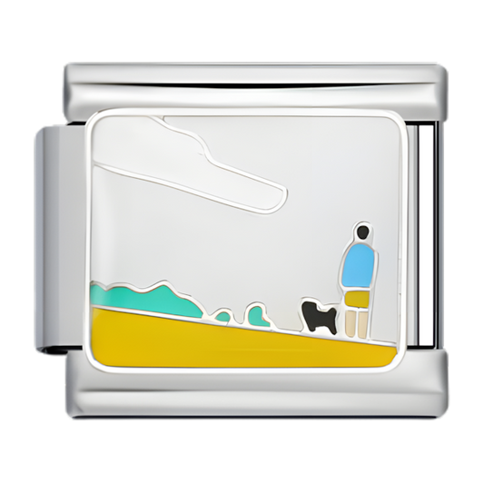 C0696_Man and Dog Scene, Enamel .png