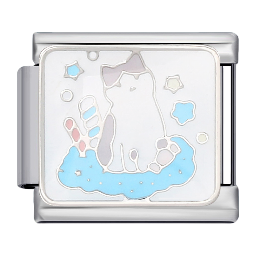 C0713_Silver Cat with Bow and Stars.png