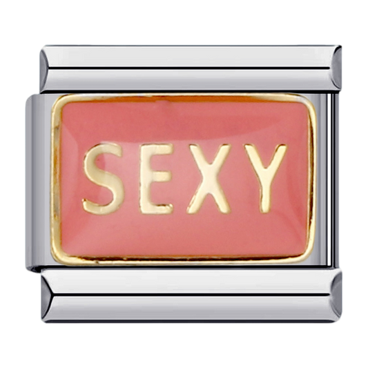 C0851_"SEXY" Letters in Gold on Pink Enamel.png