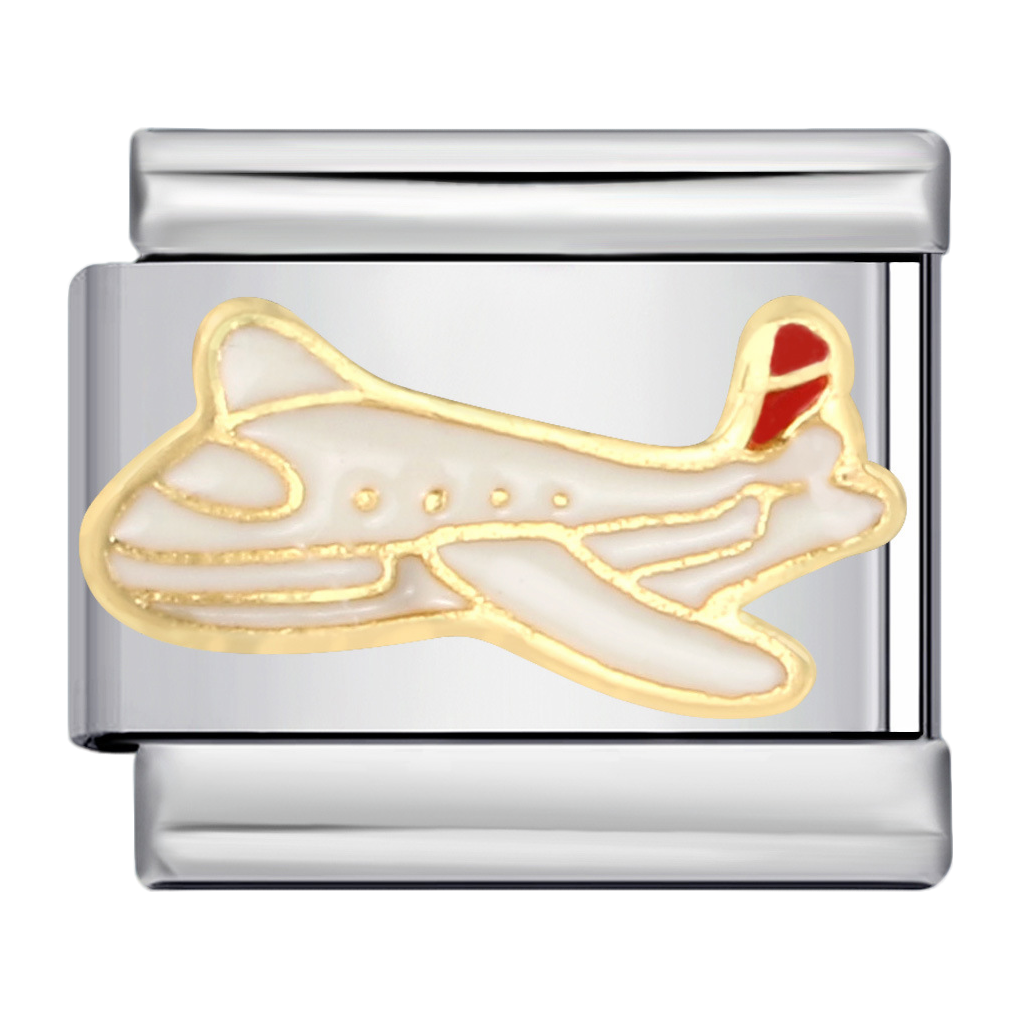 C0886_Airplane with Gold Trim and Red Tail.png