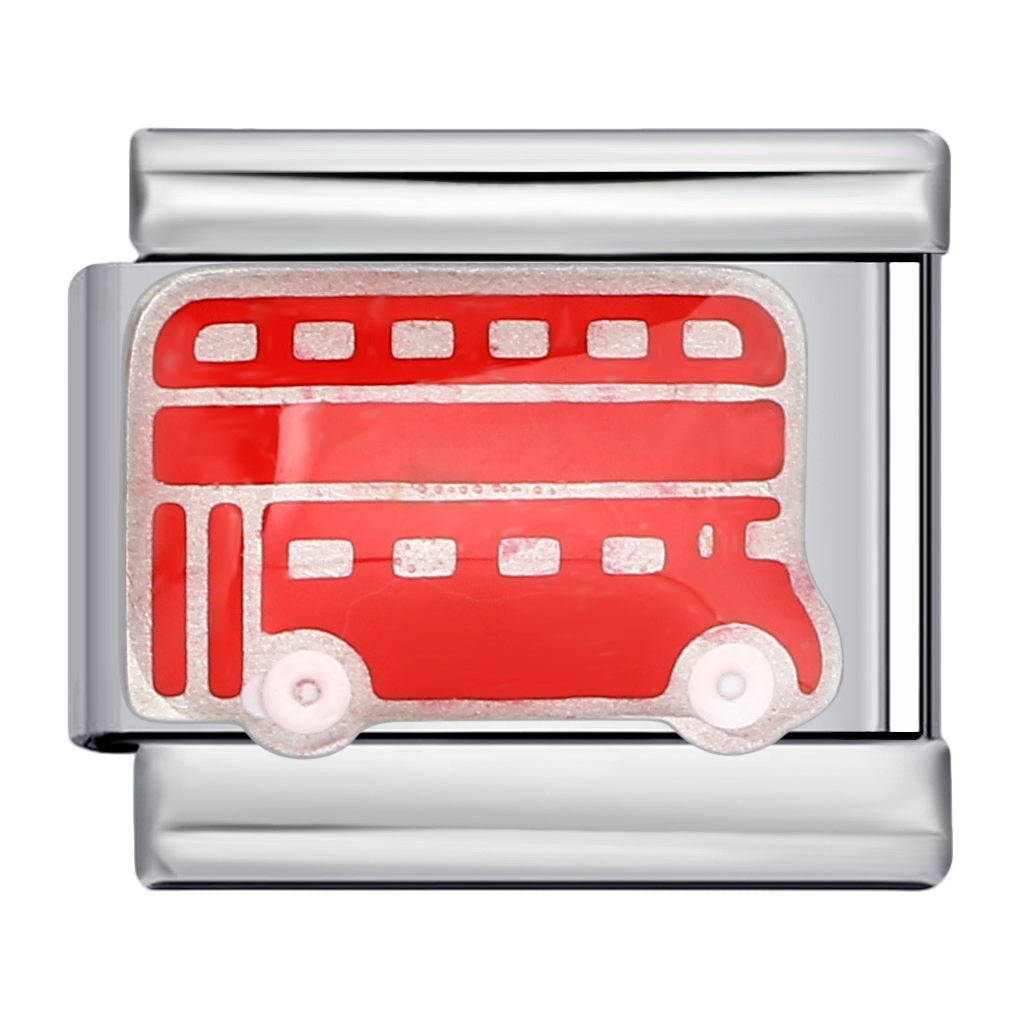 C0887_Red Double - Decker Bus Charm.png