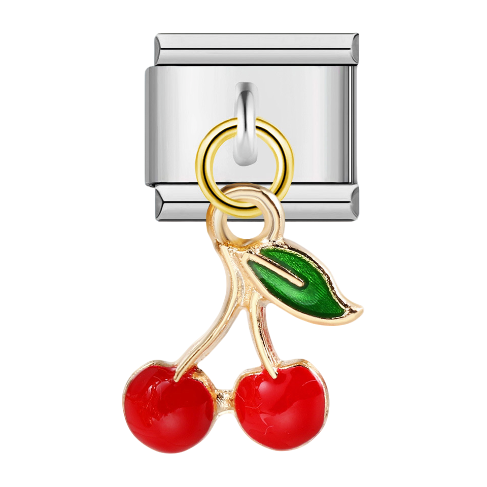 C0983_Cherry Pendant, Gold with Enamel.png