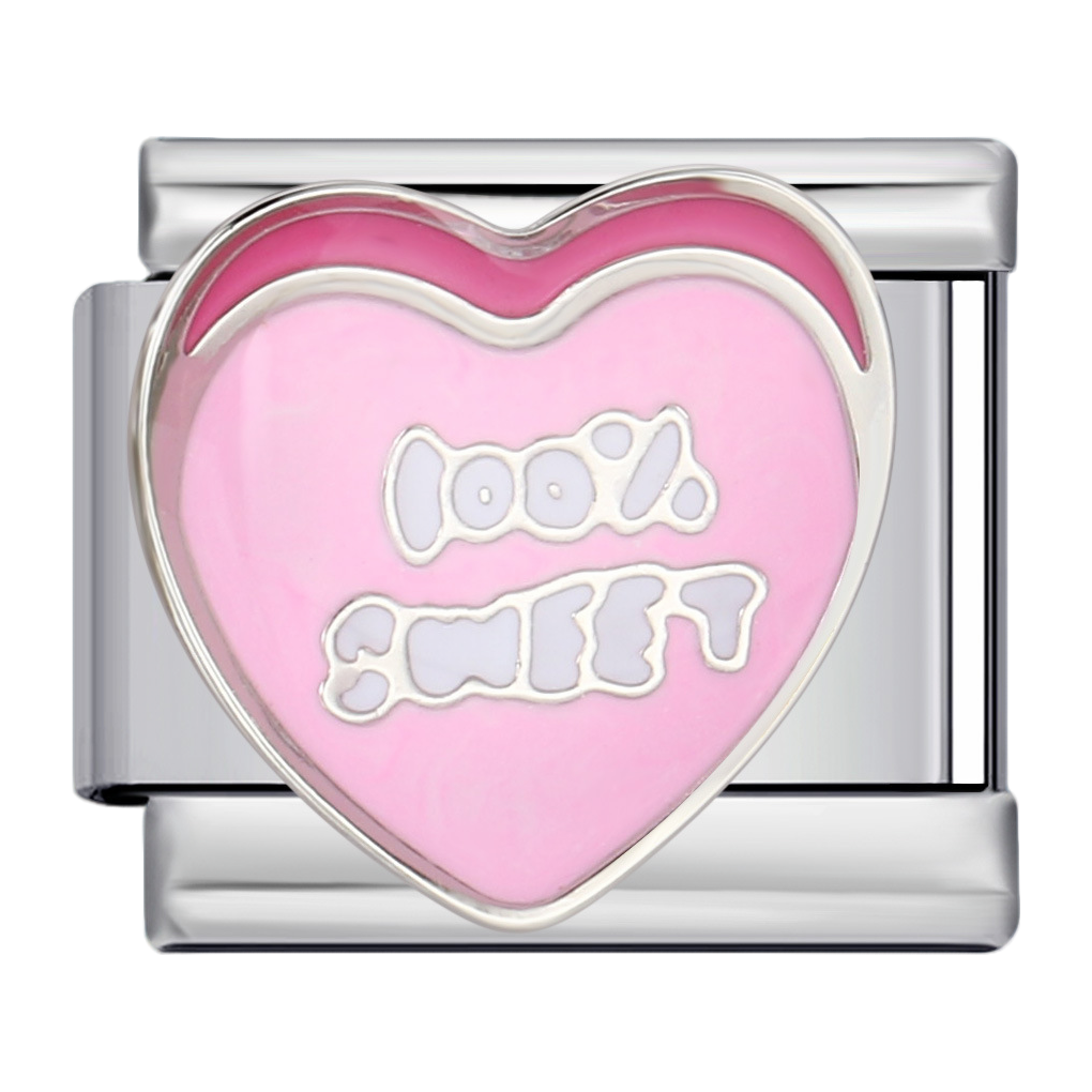 C1037_Pink Heart with "100% SWEET" .png