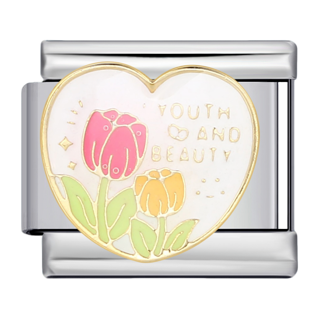C1052_Heart with Tulips, Gold - Enamel.png