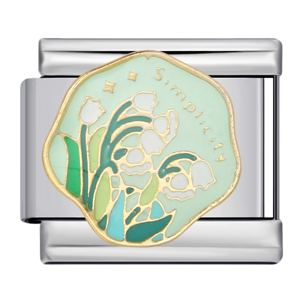 C1055_Lily - of - the - Valley Charm, Enamel.png