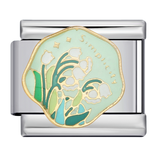 C1055_Lily - of - the - Valley Charm, Enamel.png