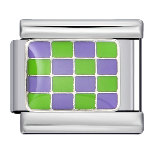 C1083_Silver Charm with Green and Purple Tiles.png