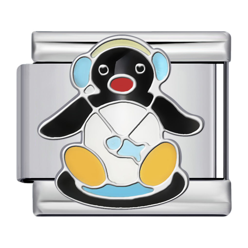 C1130_Penguin with Earphones and Fish.png