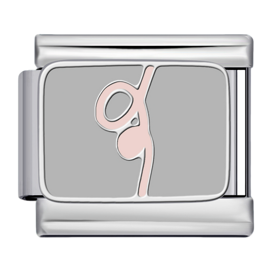 C1154_Yoga Pose Charm, Pink and Silver.png