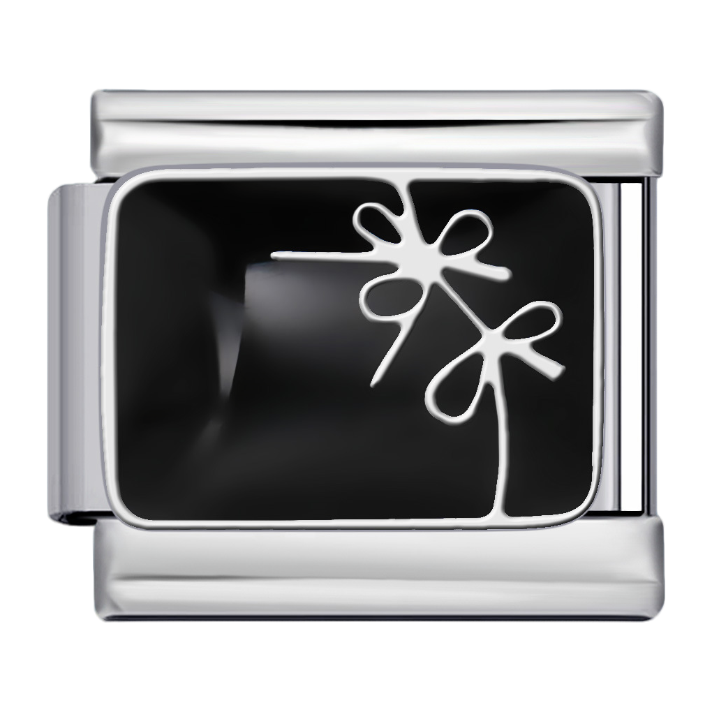 C1155_Silver Bows on Black Background.png