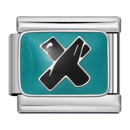 C1231_Black Letter X, Teal Background.png