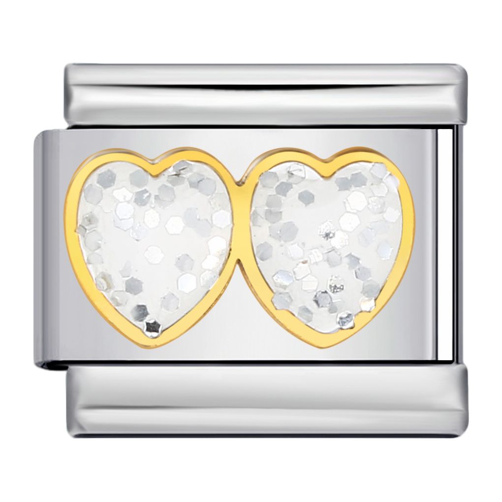 C1257_Two Hearts with Glitter, Gold - Trimmed.png